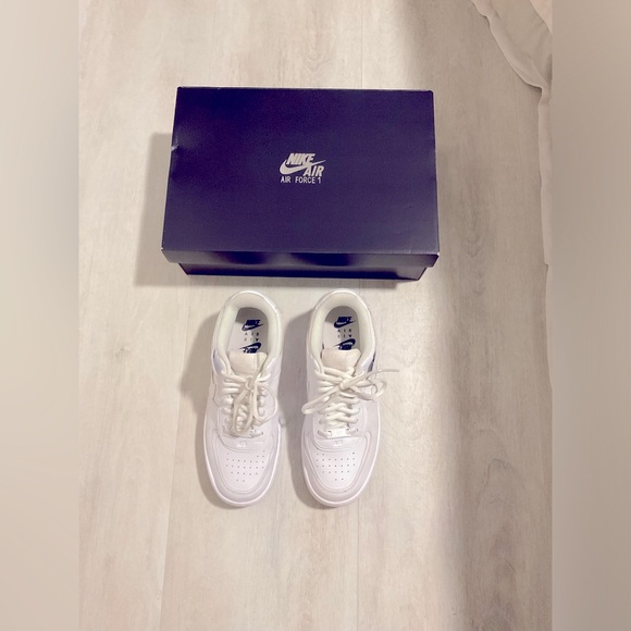 Nike AF1 shadow size 8 1/2 white/white/white - Picture 6 of 9